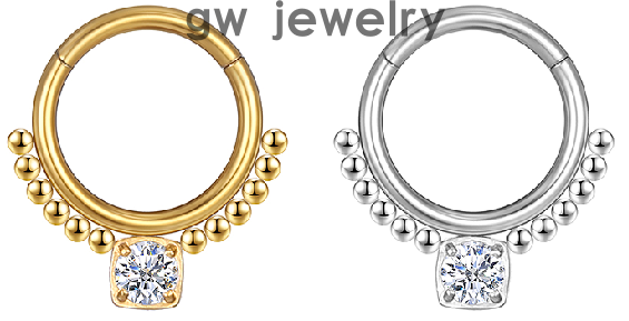 G23 Stainless Steel /titanium Nose Ring