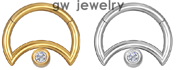 G23 Stainless Steel Nose Ring- titanium 