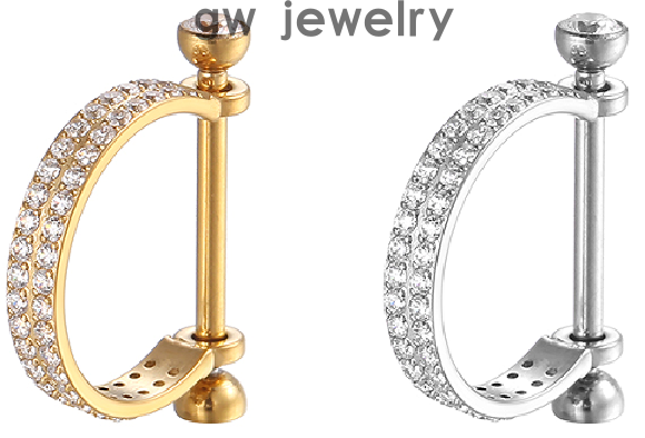  G23 titanium alloy piercing nipple ring
