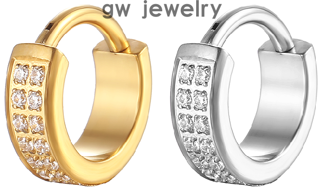 G23 pure silver nose ring