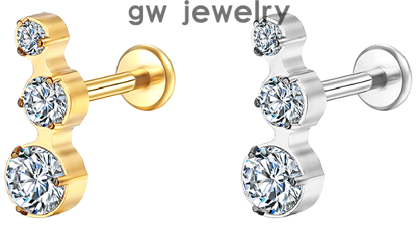 Trendy ear cartilage clips and lip studs(图6)
