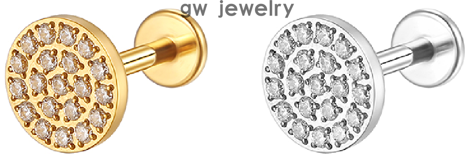 Trendy ear cartilage clips and lip studs (图8)