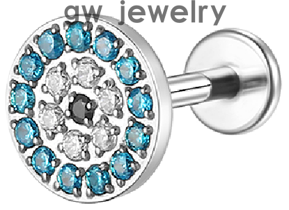 Trendy ear cartilage clips and lip studs (图9)
