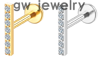 G23 titanium alloy ear studs and lip studs(图3)