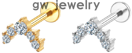 G23 titanium alloy ear studs and lip studs(图5)